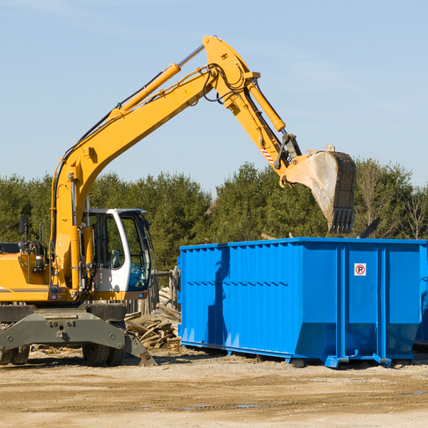 what happens if the residential dumpster is damaged or stolen during rental in Stigler